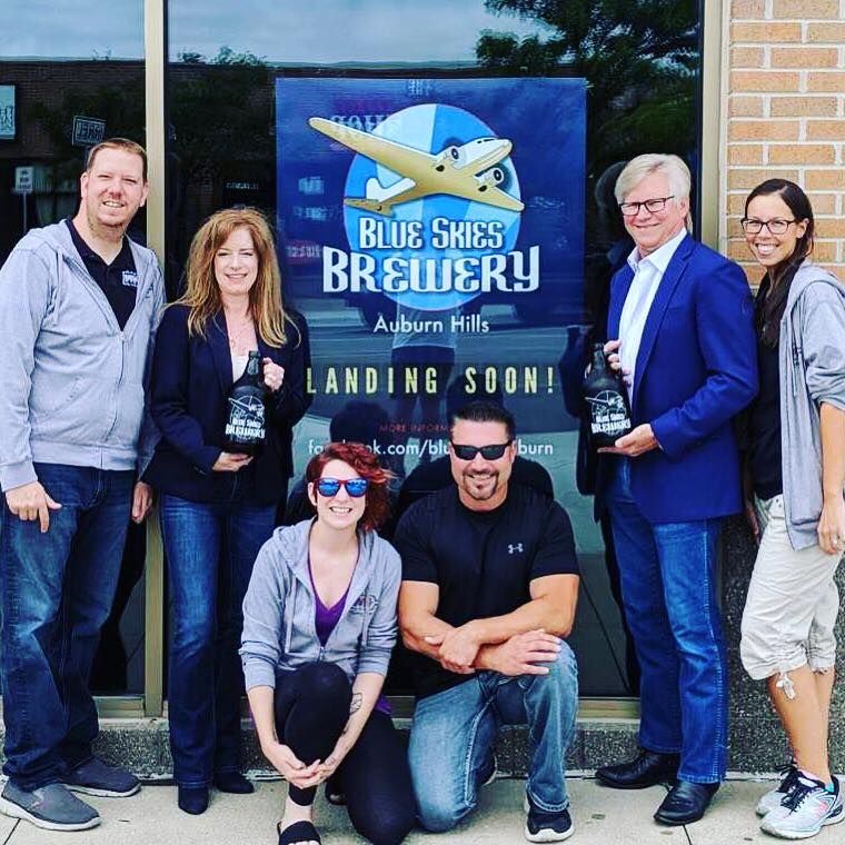 Photo of Blue Skies Brewery-Auburn Hills managing partners, owners and head brewer.