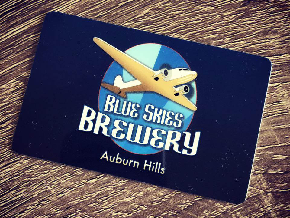 Photo of Blue Skies Brewery-Auburn Hills gift card.